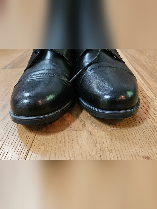 Florsheim Midtown Cap Toe Oxford Black Leather Dress Shoes 10.5 EEE main image 8